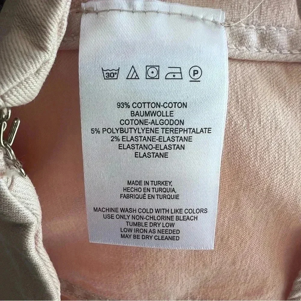 Free People Size 6 Light Pink Mini Skirt - Picture 4 of 5